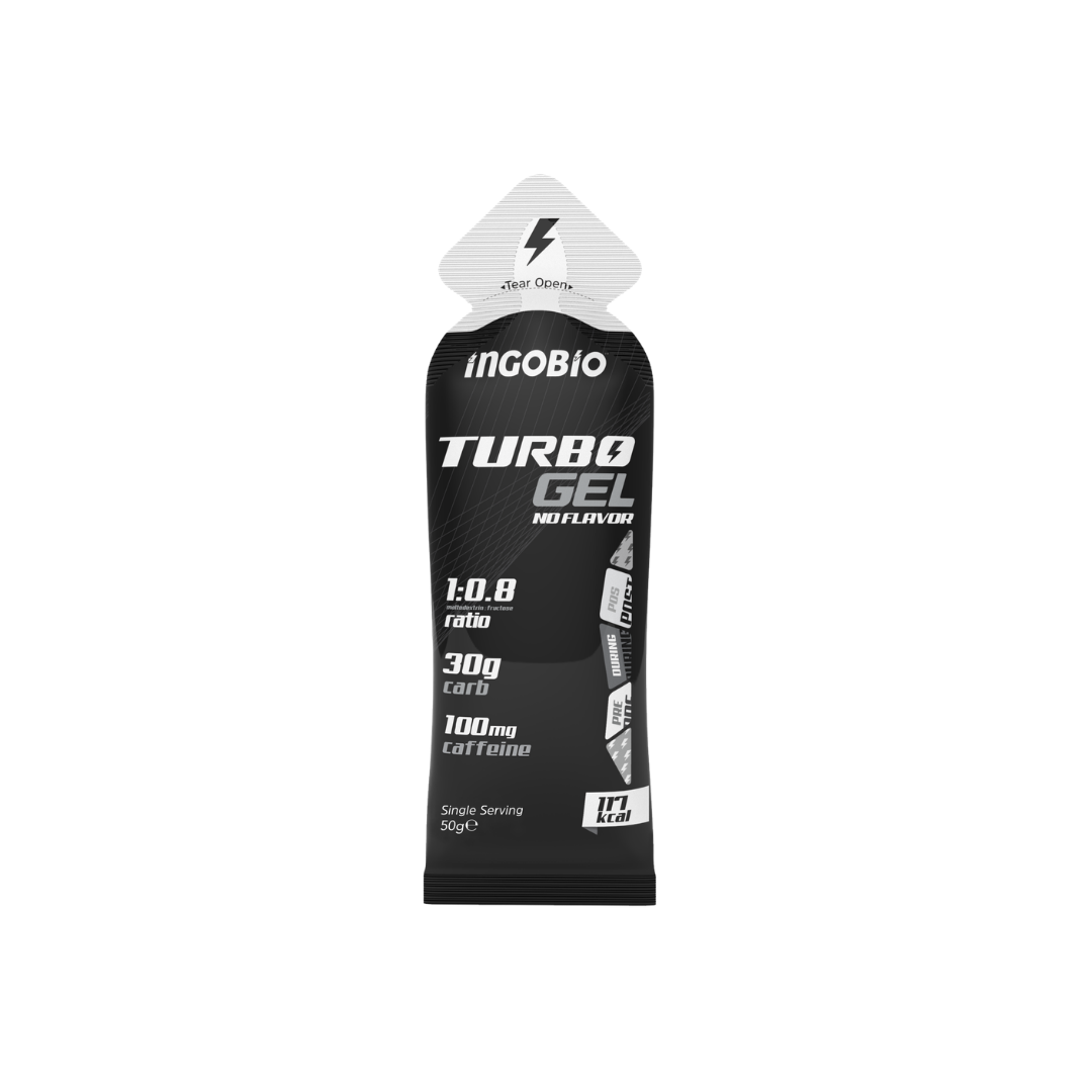 InGoBio TurboGel 1:0.8 Unflavored Caffeine Energy Gel