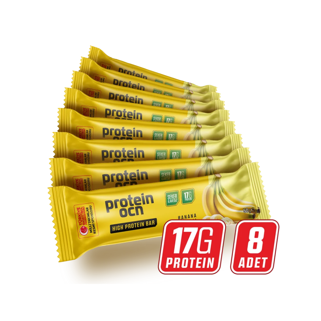 Protein Ocean Yüksek Protein Bar Muz Aromalı Kutu (8 Adet)