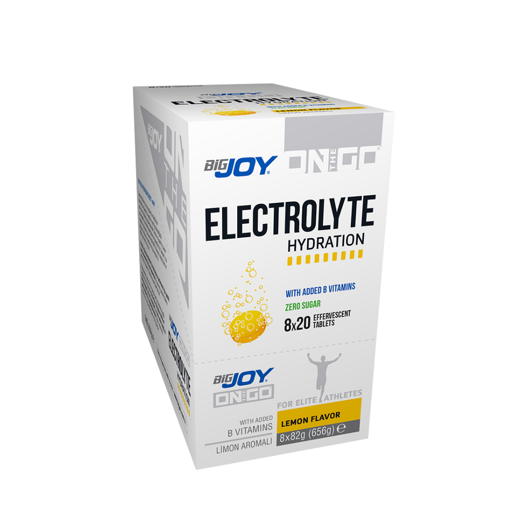On The Go Electrolyte Limonlu Elektrolitli Efervesan Tablet Kutu (8x20 Tablet)
