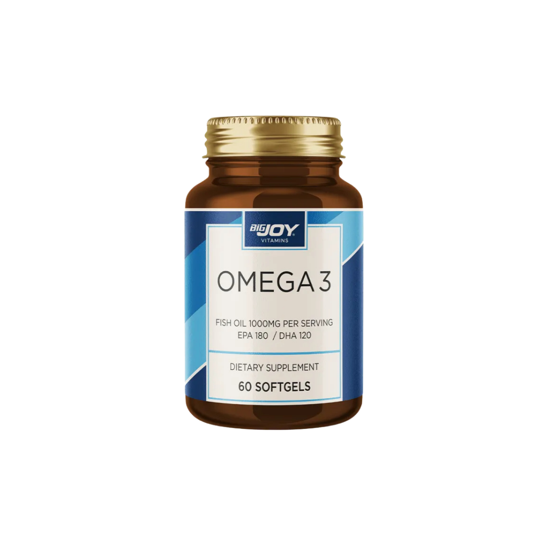 Bigjoy Vitamins Omega 3 (60 Softgel) – Enduranlar