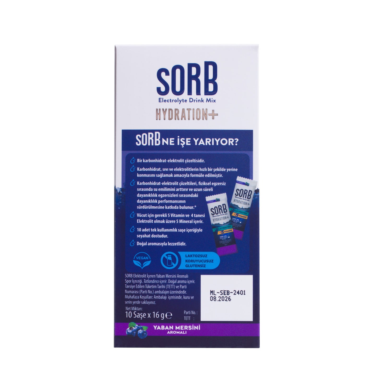 SORB Elektrolit Tozu Blueberry