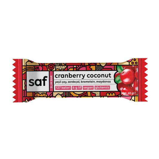 Saf Cranberry Coconut Slim Bar