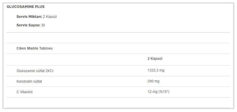 Olimp Glucosamine Plus (60 Kapsül)