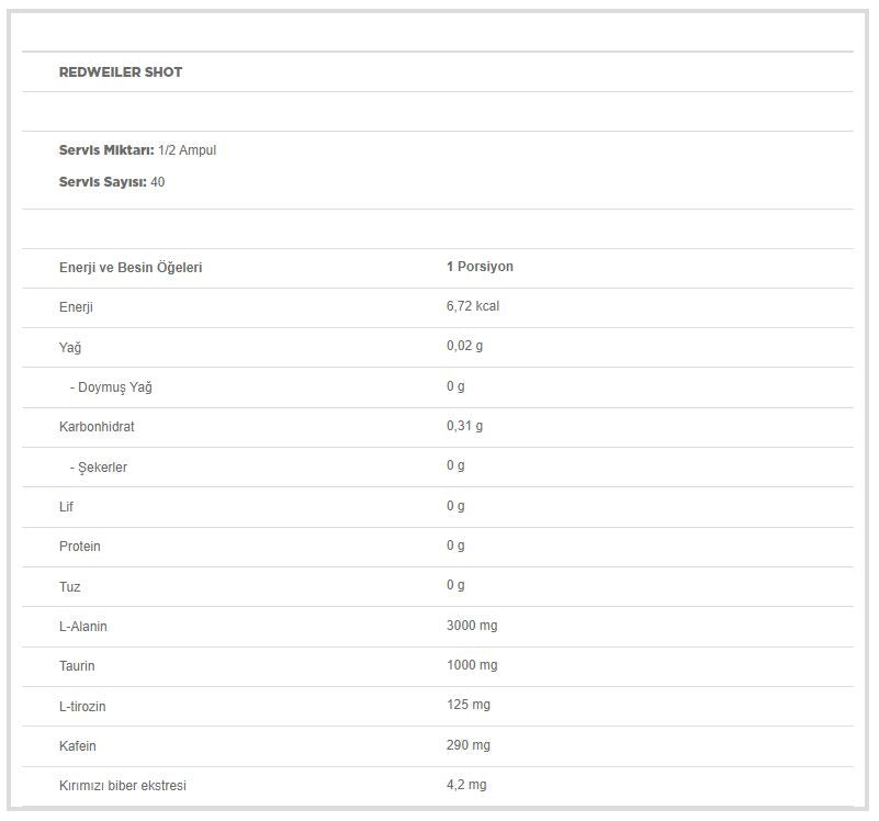 Olimp R-Weiler Enerji Shot