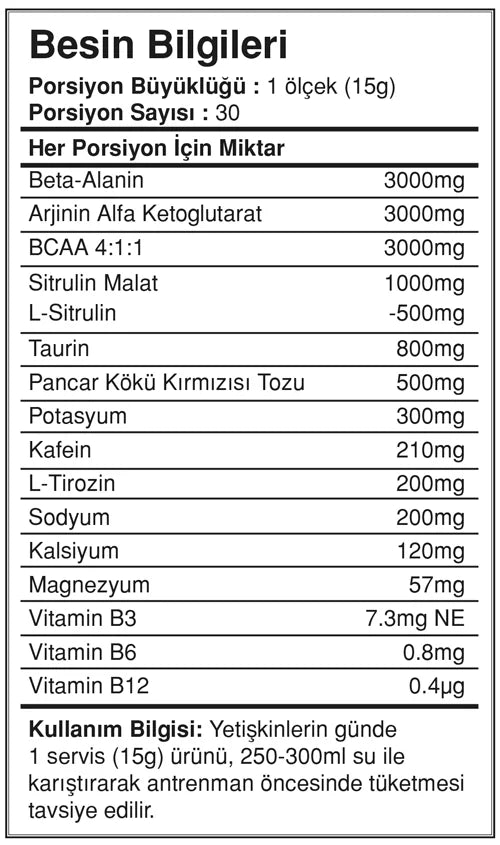 On The Go PreWorkout Orman Meyveli