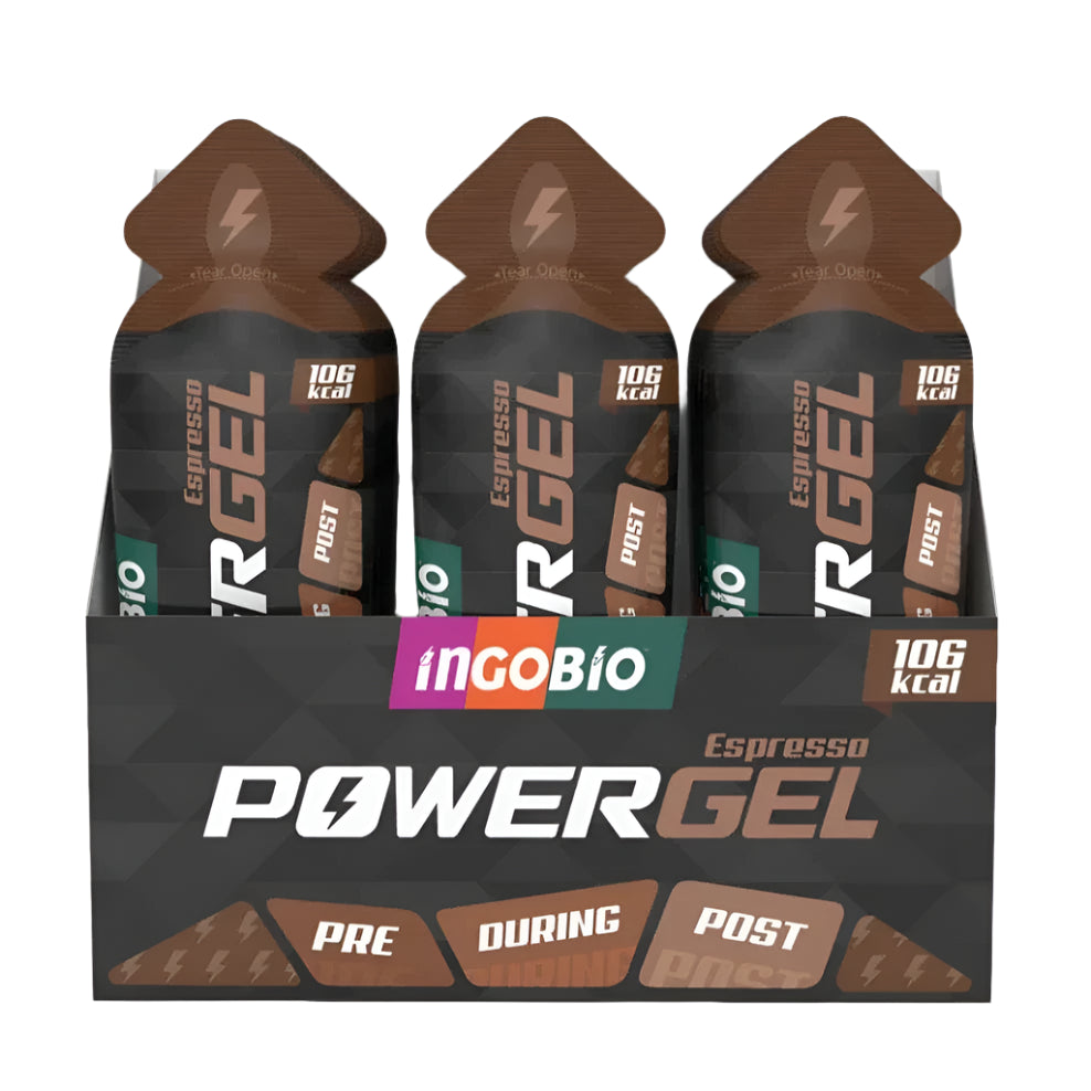 InGoBio PowerGEL Kafeinli Enerji Jeli Espresso Kutu (15 Adet)