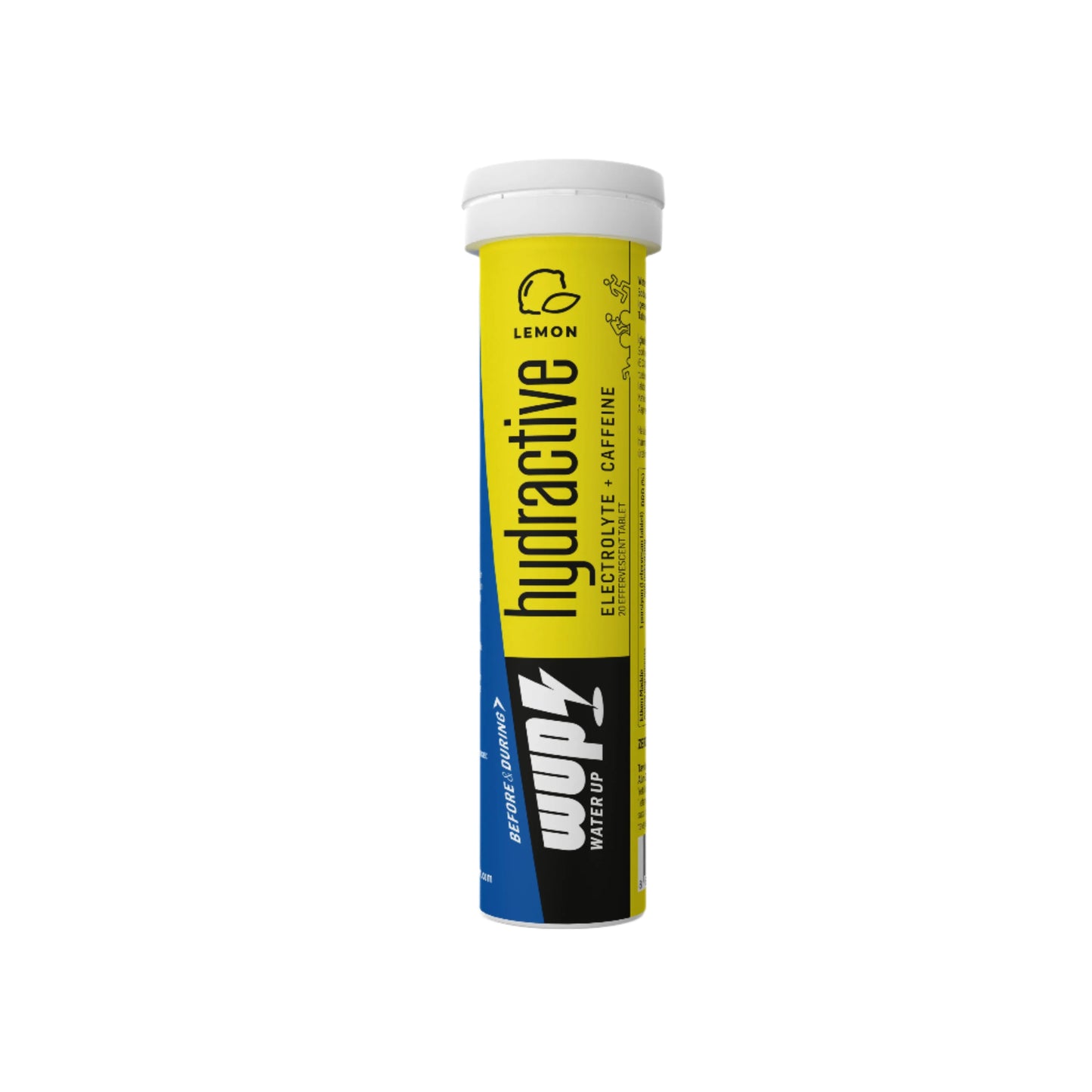 WUP Hydractive Elektrolit ve Kafeinli Efervesan Tablet Limonlu Kutu (2x20 Tablet)
