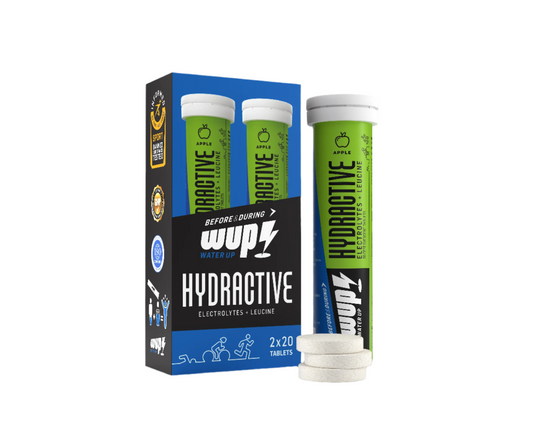WUP Hydractive Elektrolit ve Lösinli Efervesan Tablet Elmalı İkili (2x20 Tablet)