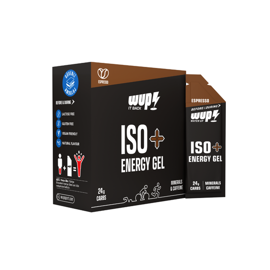 WUP ISO Kafeinli İzotonik Enerji Jeli Espresso Aromalı Kutu (15 Adet)