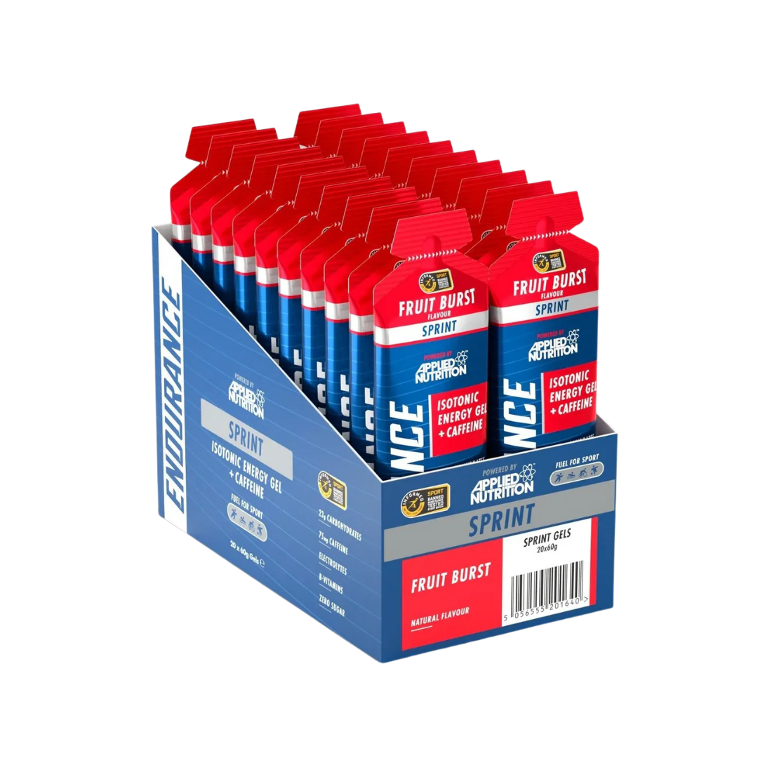 Applied Nutrition Endurance Sprint Kafeinli İzotonik Enerji Jeli Fruit Burst Aromalı Kutu (20 Adet)