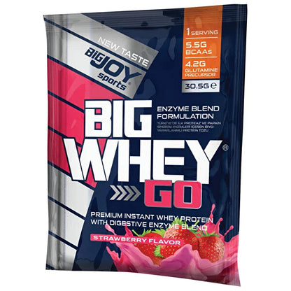 BigJoy BigWhey Go Strawberry Flavored Protein Powder