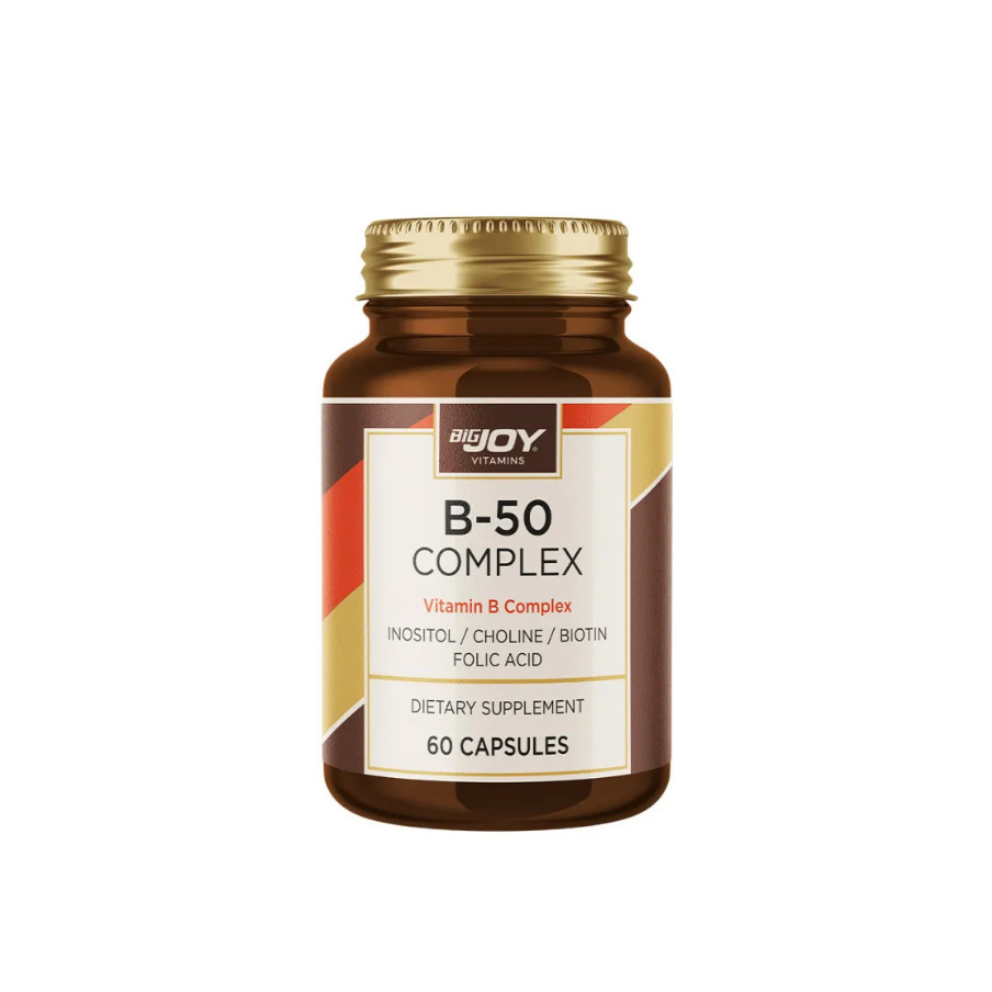Bigjoy Vitamins B-50 Complex (60 Capsules)