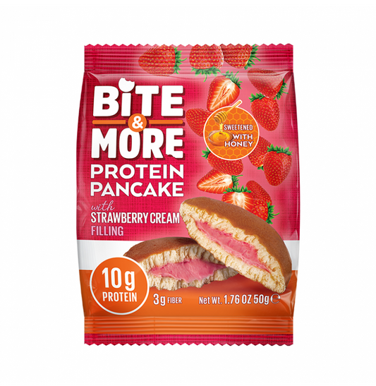 Bite & More Protein Pancake Strawberry Cream