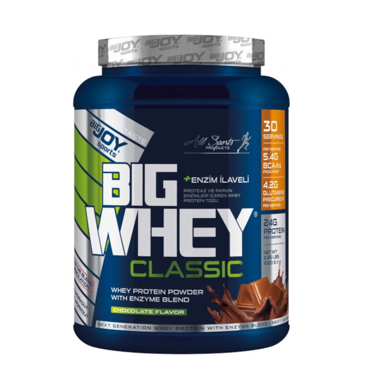 BigJoy BigWhey Classic Протеиновый порошок со вкусом шоколада, 30 порций (1020 г)