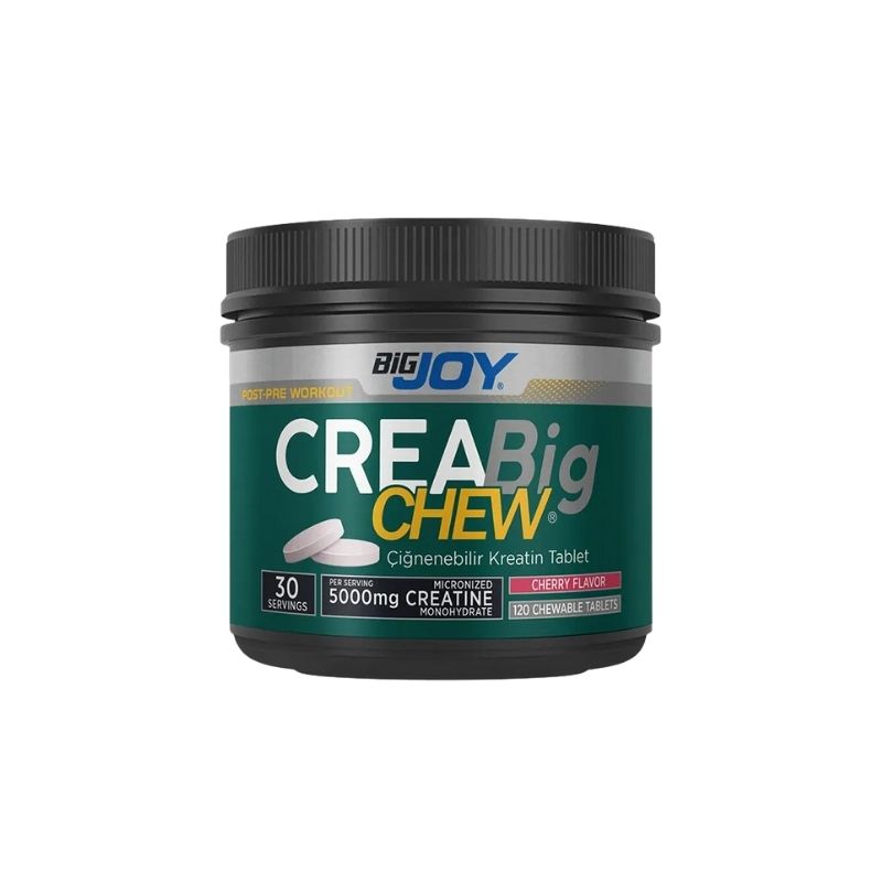 Bigjoy Creabig Chew Çiğnenebilir Tablet Vişne Aromalı (120 Adet 30 Servis)
