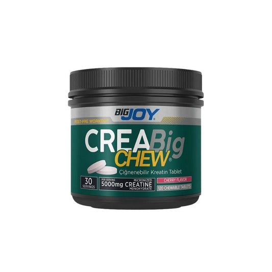 Bigjoy Creabig Chew Çiğnenebilir Tablet Vişne Aromalı (120 Adet 30 Servis)