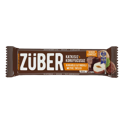 Zuber Cocoa Hazelnut Fruit Bar