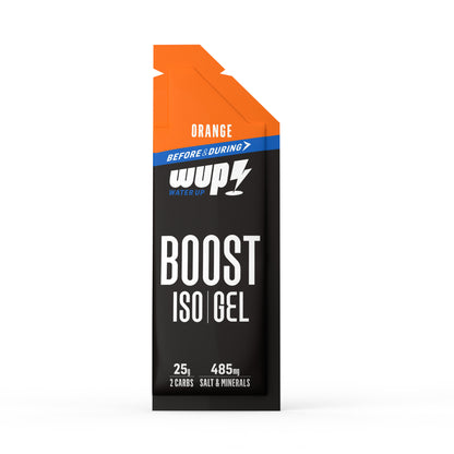 WUP Boost ISO Isotonic Energy Gel Orange Box (14 Pieces)