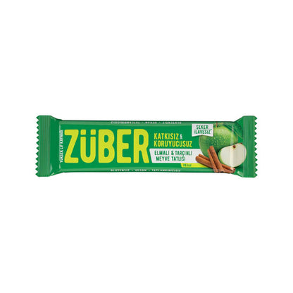 Zuber Apple and Cinnamon Fruit Bar (12 Pieces)