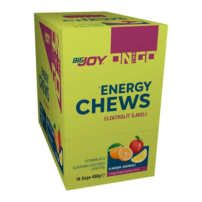 On The Go Energy Chews Elektrolit İlaveli Kutu (16 Adet)