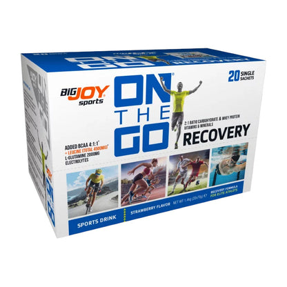 OnTheGo Recovery Strawberry Flavor Box (20 Pieces)