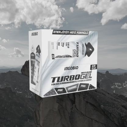 InGoBio TurboGel 1:0.8 Aromasız Enerji Jeli Kutu (15 Adet)