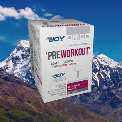 OnTheGo PreWorkout Wildberry Box (20 Pieces)