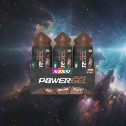 InGoBio PowerGEL Kafeinli Enerji Jeli Espresso Kutu (15 Adet)