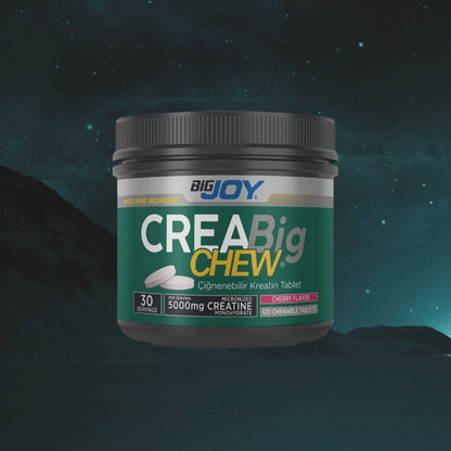 Bigjoy Creabig Chew Çiğnenebilir Tablet Vişne Aromalı (120 Adet 30 Servis)