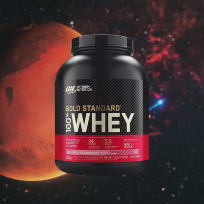 Optimum Nutrition Gold Standard Whey Protein Tozu Çilek Aromalı (2.27 kg 73 Servis)