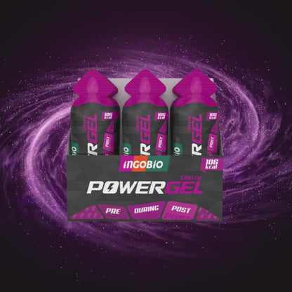 InGoBio PowerGEL Kafeinli Enerji Jeli Vişne Kutu (15 Adet)