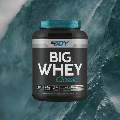 BigJoy BigWhey Classic Hindistan Cevizi & Vanilya Aromalı Protein Tozu (915 gr 30 Servis)