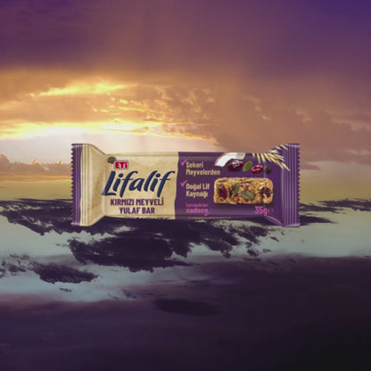 Lifalif Kırmızı Meyveli Yulaf Bar