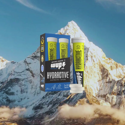WUP Hydractive Elektrolit ve Kafeinli Efervesan Tablet Limonlu Kutu (2x20 Tablet)