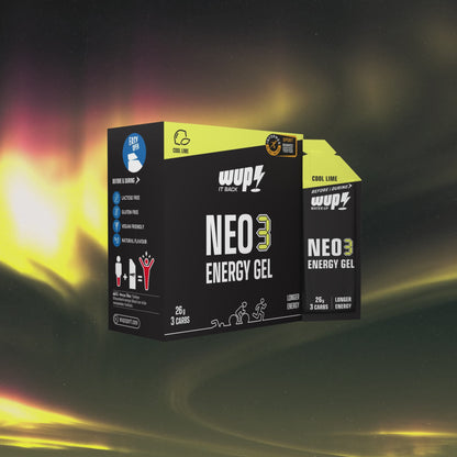 WUP NEO3 Isotonic Energy Gel Cool Lime Box (15 Pieces)