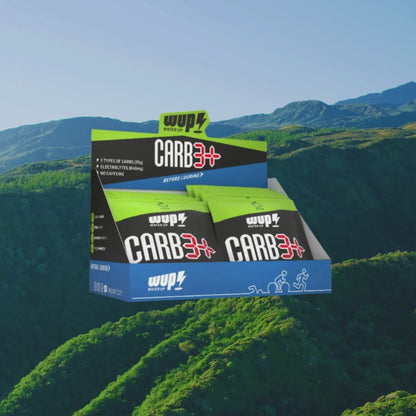WUP Carb3+ Elektrolit ve Karbonhidrat Tozu Elmalı Kutu (24 Adet)
