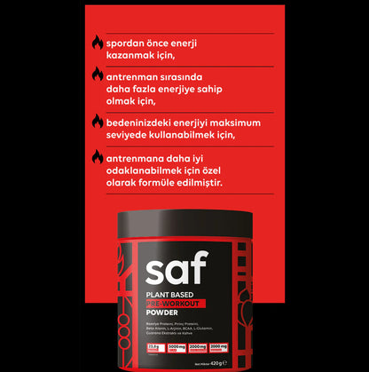 Saf Athletics Pre-Workout Mix (420g)