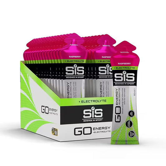 SiS GO Energy + Electrolyte Enerji Jeli Ahududu Aromalı Kutu (30 Adet)
