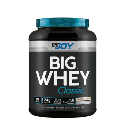 BigJoy BigWhey Classic Hindistan Cevizi & Vanilya Aromalı Protein Tozu (915 gr 30 Servis)