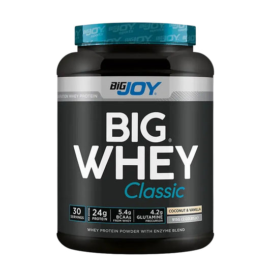 BigJoy BigWhey Classic Hindistan Cevizi & Vanilya Aromalı Protein Tozu (915 gr 30 Servis)