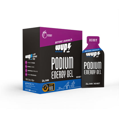 WUP Podium Energy Gel Berry