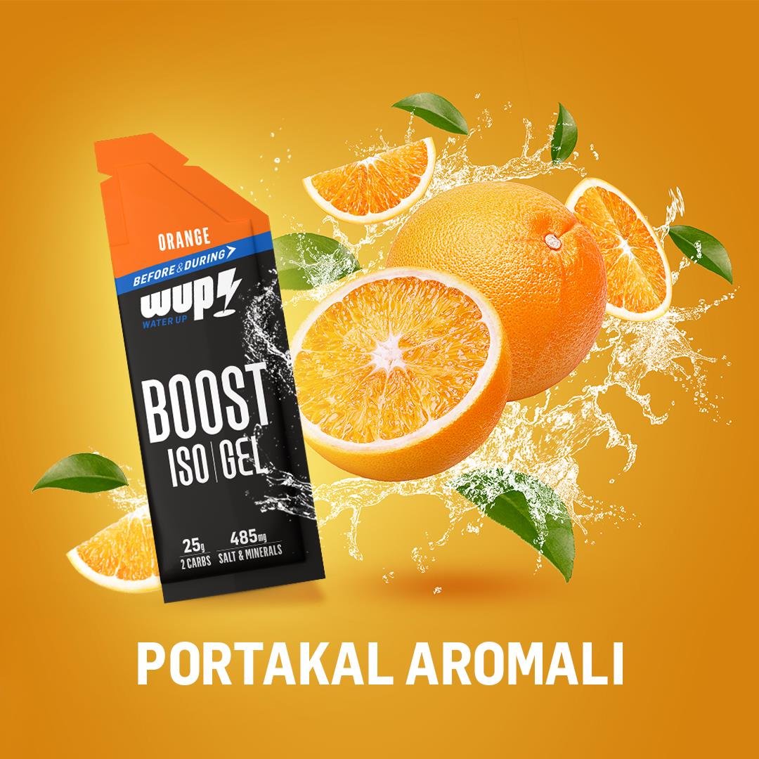 WUP Boost ISO Изотонический энергетический гель, оранжевая коробка (14 шт.)