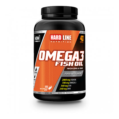 Hardline Omega 3 Fish Oil 160 Capsules 40 Servings